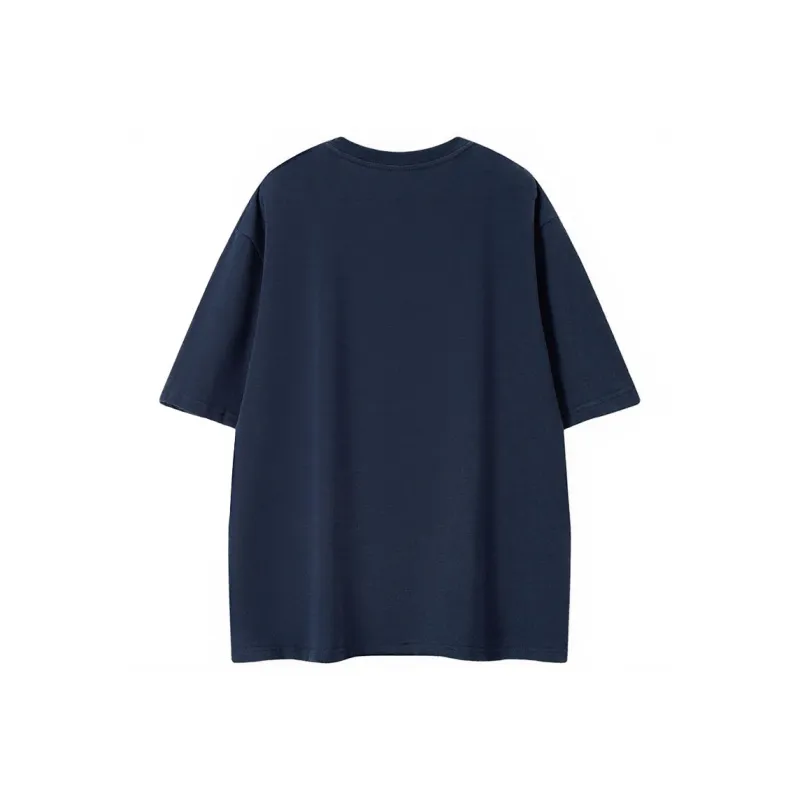 【dme】 Vintage Style Men's Clothing Pair Of Short Sleeved T Shirts 100% Cotton Top Half Sleeve Unisex-8