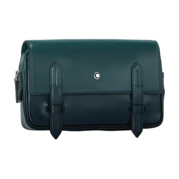 MONTBLANC Meisterstuck Leather Messenger Bag Shoulder Bag Crossbody Bag Regular Men's British Green