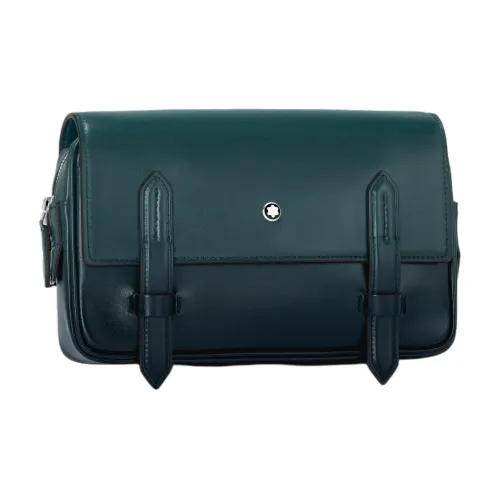 MONTBLANC Meisterstuck Leather Messenger Bag Shoulder Bag Crossbody Bag Regular Men's British Green