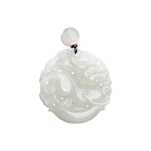 Jade Said Pendants White Jade Unisex