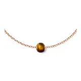Tiger's Eye Stone Round Bead Pendant