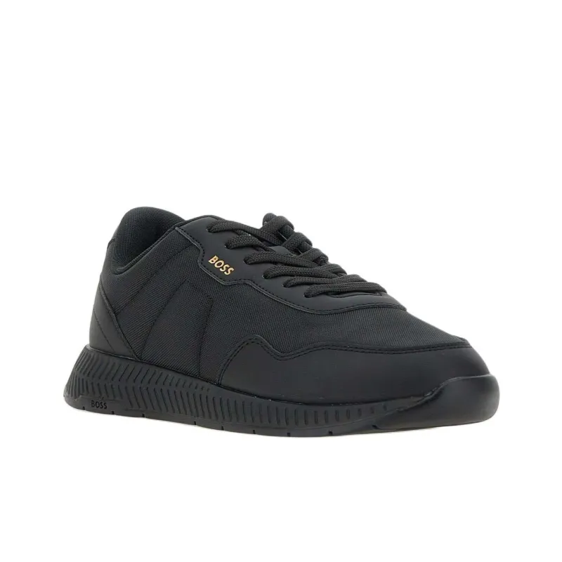 HUGO BOSS Titanium Runn Low Top Casual Shoes Men's Black-2