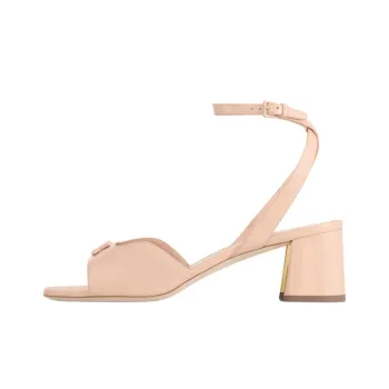 LOUIS VUITTON Swing One Strap Sandals 5.5cm Women's Nude Pink