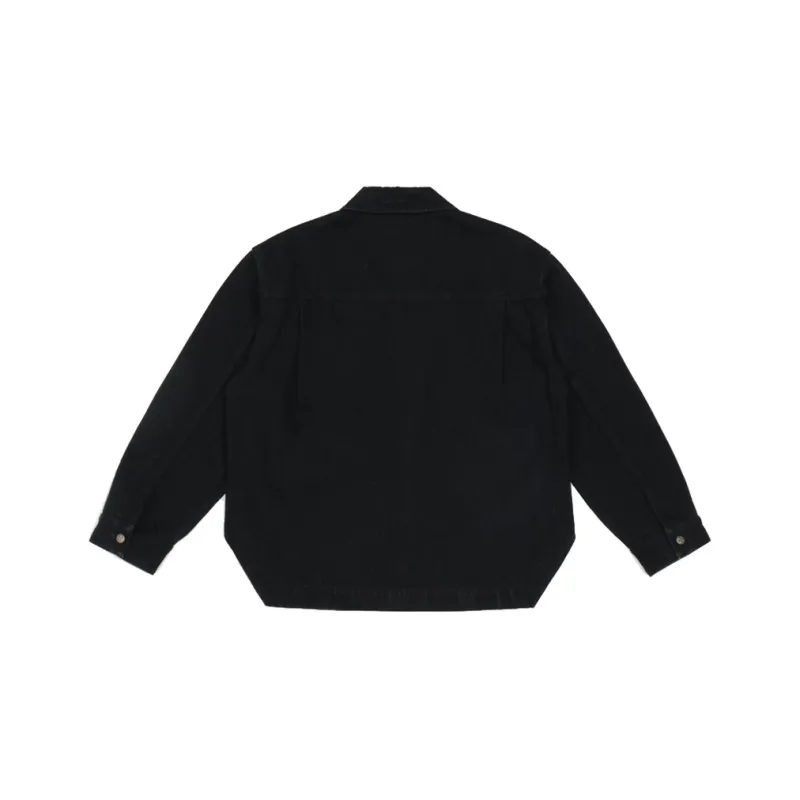 SMFK Shirts Unisex Black Denim Shopping Bag Included-1