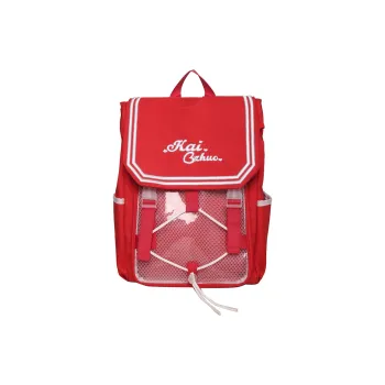 Travel Nylon Backpack Regular Unisex Red/Brick/Yellow/Black