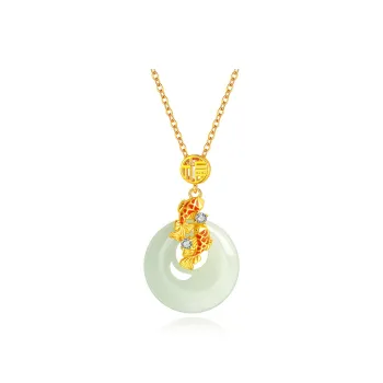 Di Su Xing Hetian Jade Pendants White Jade Women's
