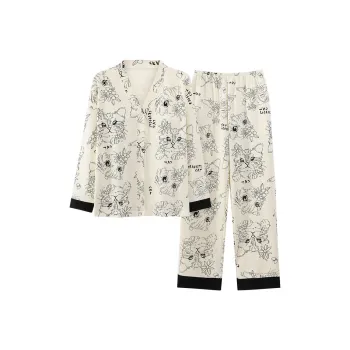 O'MESIK Pajama Set Women's Apricot