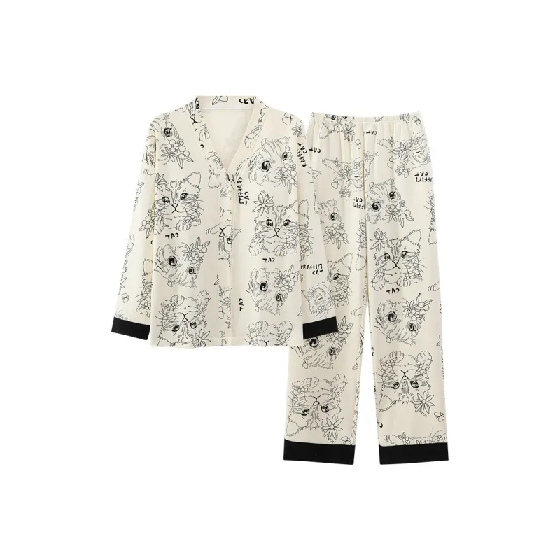 O'MESIK Pajama Set Women's Apricot-0