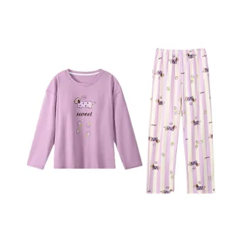 ZAO FU NIAO Pajama Set Women's Lilac