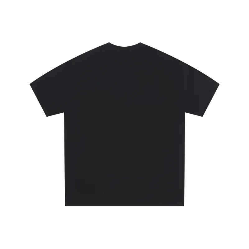 DNBH Hand drawn Doodle Series Loose Fit Casual Crew Neck Pullover Drop Shoulder Short Sleeved T Shirts Unisex-11
