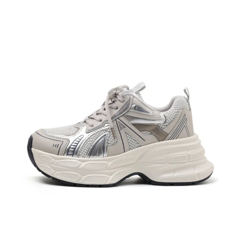 Chibang Lightweight Low Top Chunky Sneakers Women's-7