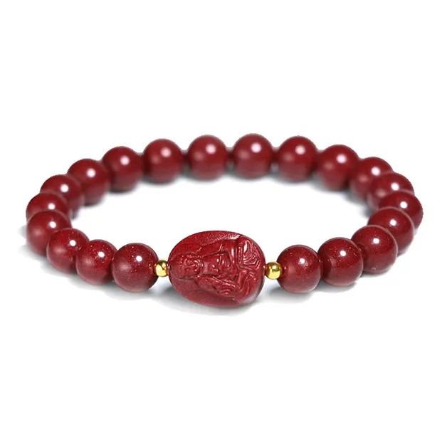 Inkopper Imitation Cinnabar Bracelets Unisex-11