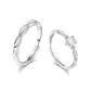 Sparkling Galaxy Couple Rings