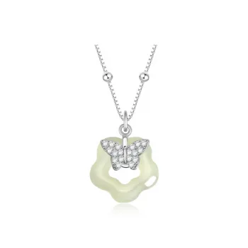 Di Su Xing Pendants White Jade Women's