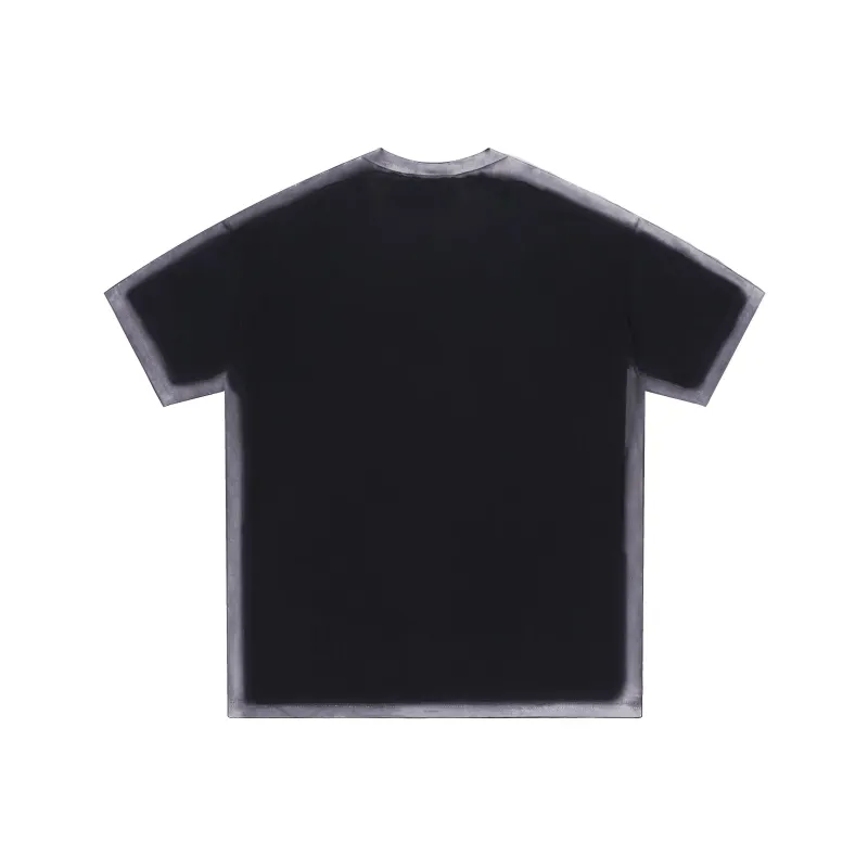 DNBH Hand drawn Doodle Series Loose Fit Casual Crew Neck Pullover Drop Shoulder Short Sleeved T Shirts Unisex-7