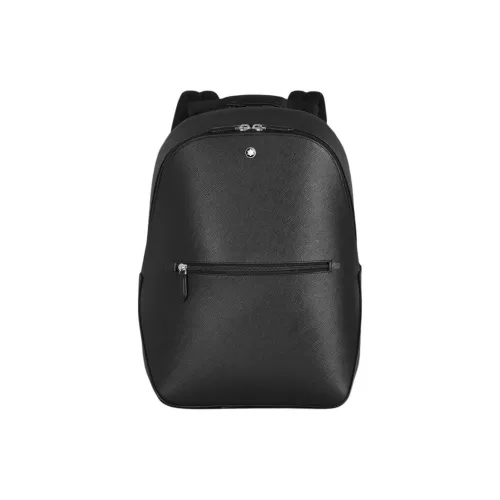 MONTBLANC Grain Cow Leather Backpack Small Size Women's Black