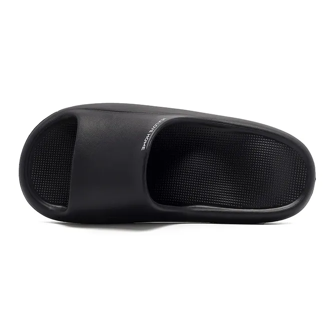 HLA Platform Squashy And Bouncy Feeling Fashion Minimalist Solid Color Slide Slipper Summer Unisex Home Indoor Slippers-7