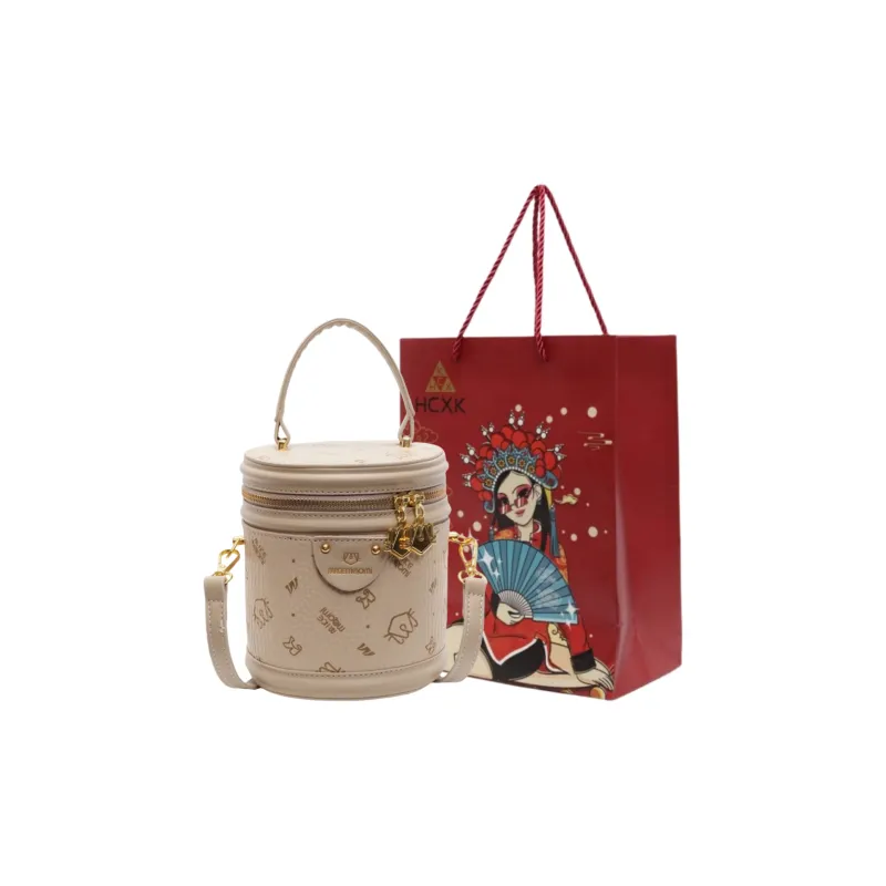 HCXK PU Cylinder Bag Shoulder Bag Crossbody Bag Handbag Women's Multicolor-0