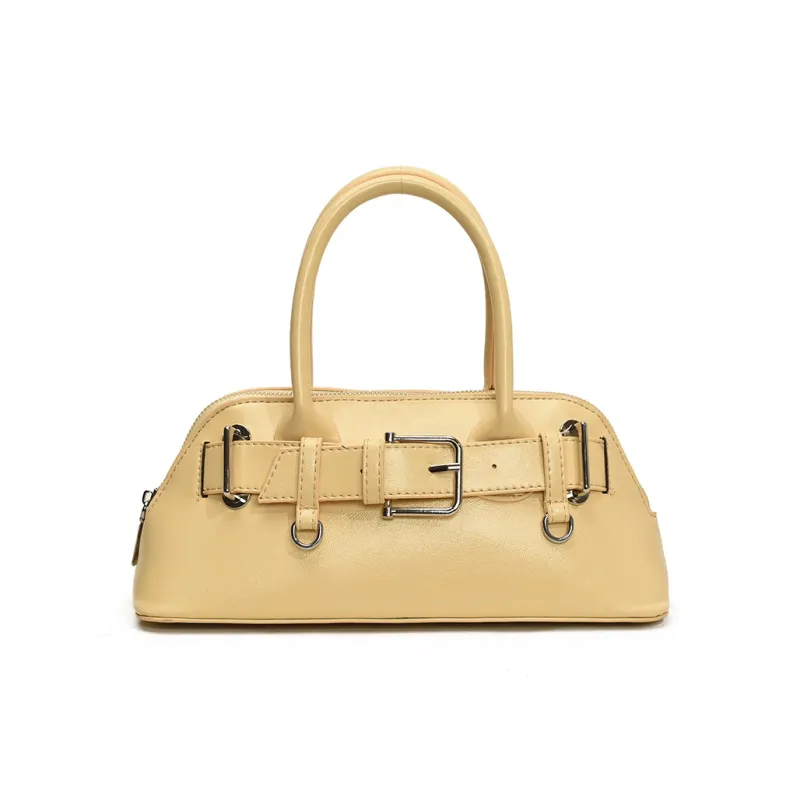 Yalu PU Bowling Bag, Shoulder Bag, Crossbody Bag, Handbag Women's White/Black/Yellow/Pink/Blue-15