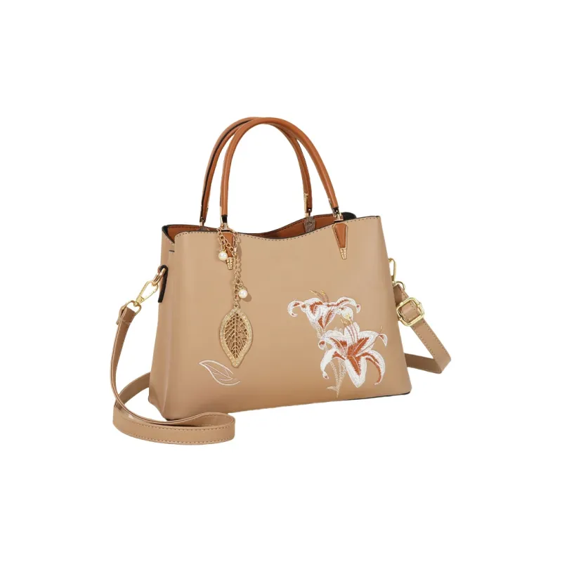 Weymond Leather Handbag Regular Women's Multicolor-5