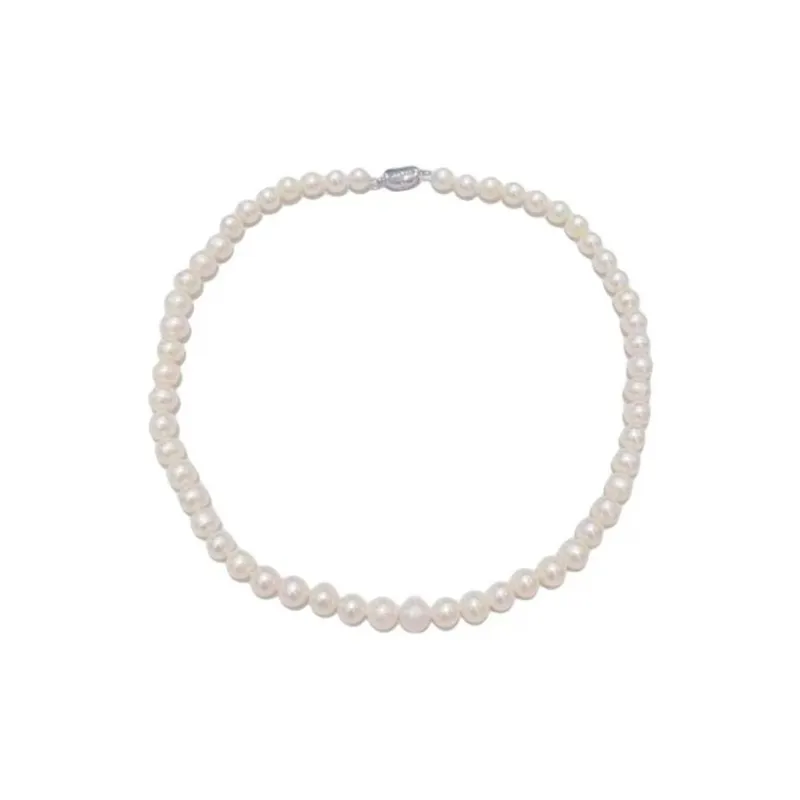Zhongzhao Jewelry Pearl Necklaces Unisex-0