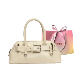 Yalu PU Bowling Bag, Shoulder Bag, Crossbody Bag, Handbag Women's White/Black/Yellow/Pink/Blue