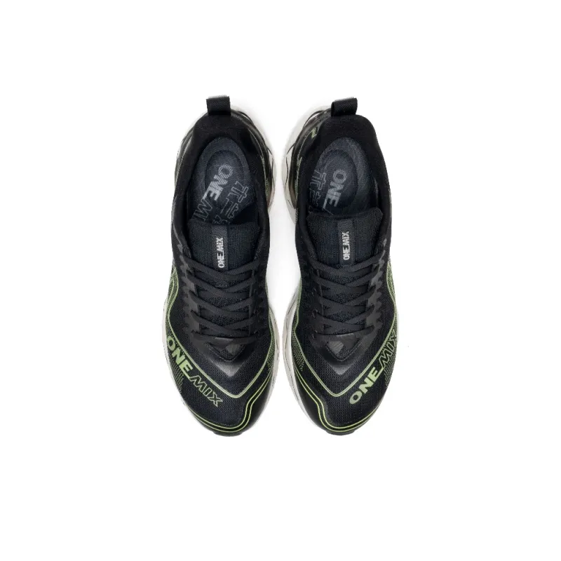 ONEMIX Mulan Creek Running Shoes Unisex Day Night Black-3