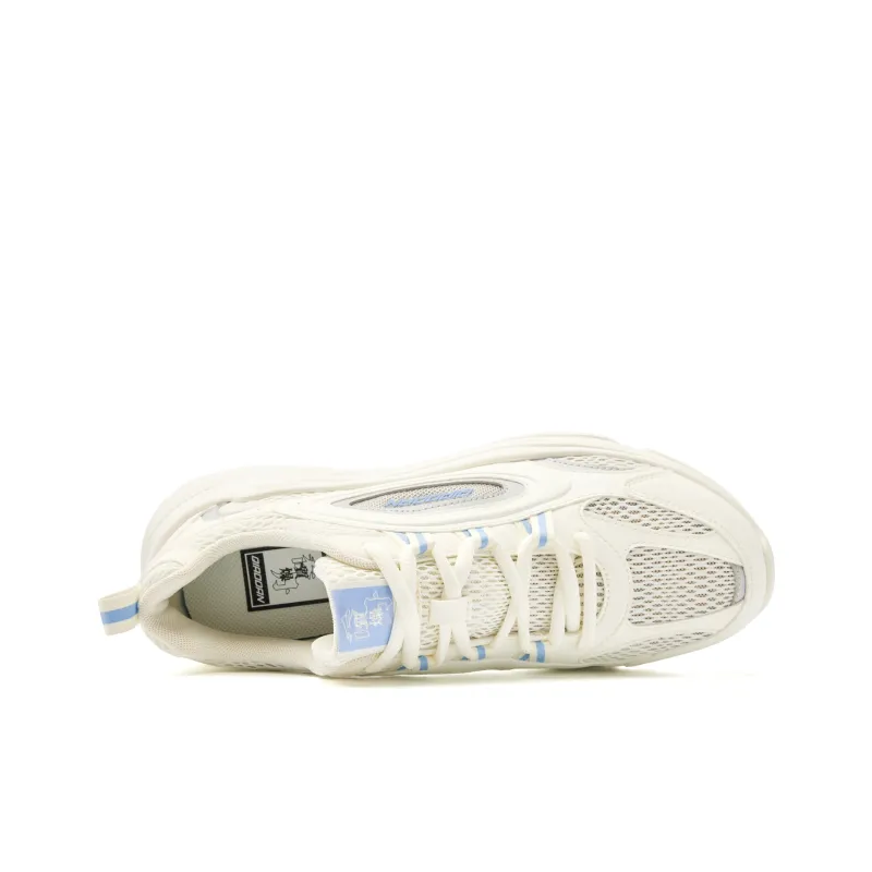 QIAODAN Anti Slip And Wear Resistant Quick Dry Low Top Casual Shoes Men's White Blue-3