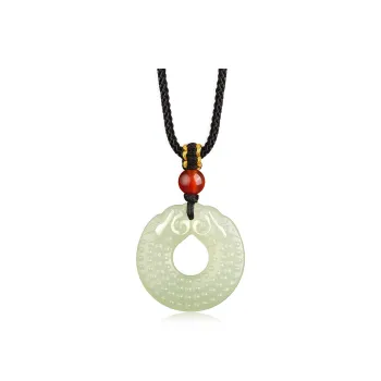 Di Su Xing Hetian Jade Pendants White Jade Women's