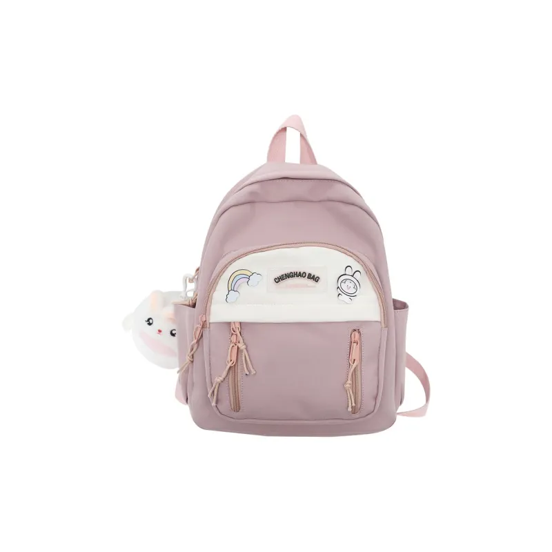 H YXIANG Nylon Backpack Regular Unisex Multicolor-2