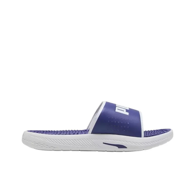 PUMA Softride Slip Resistant Massage Slide Slippers Men's Blue-1
