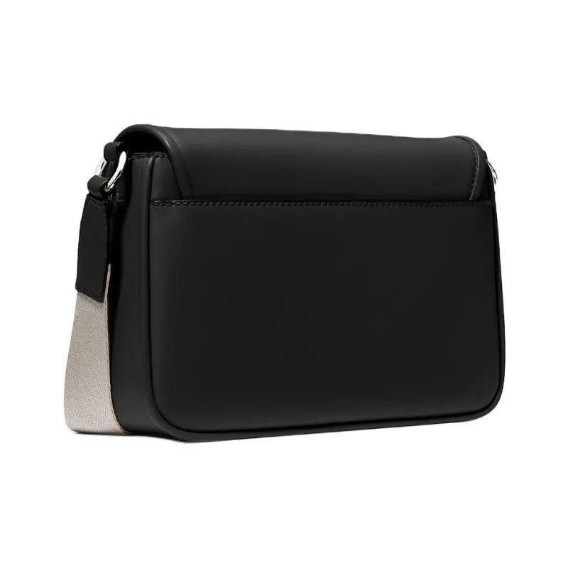MICHAEL KORS Bradshaw Leather Messenger Bag, Crossbody Bag, Shoulder Bag Medium Size Women's Black-1