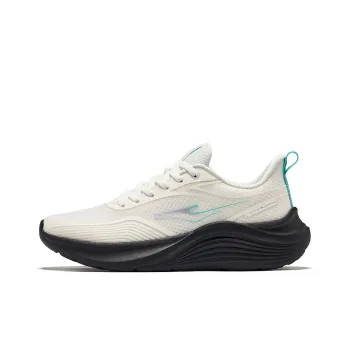 Erke Cushioning Rebound Low Top Casual Running Shoes Women's Microcrystal White
