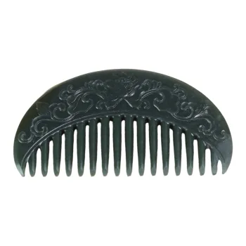 Jade Charm Yao Hetian Jade Comb Green Jade Unisex
