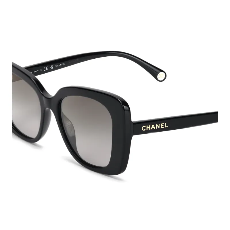 CHANEL Rectangle Polarized Sunglasses-4