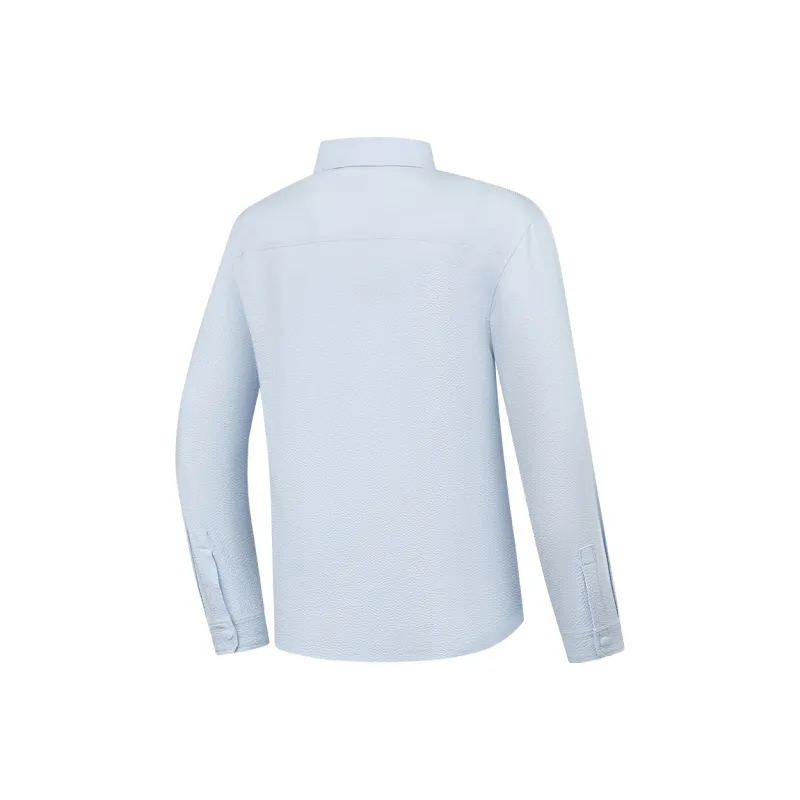 QIAODAN Shirt Men's Morning Sky Blue-1