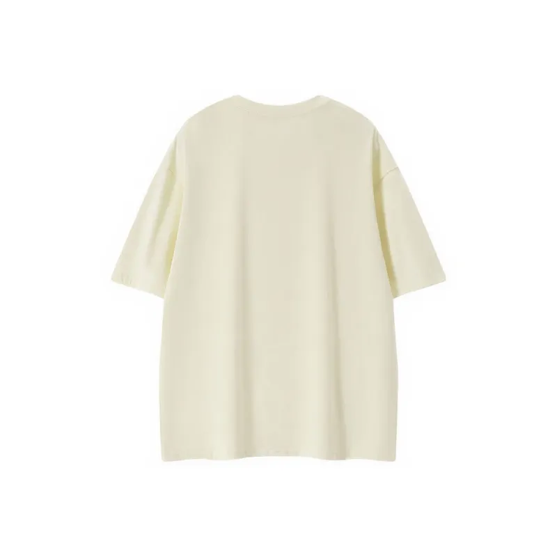 【dme】 Vintage Style Men's Clothing Pair Of Short Sleeved T Shirts 100% Cotton Top Half Sleeve Unisex-13