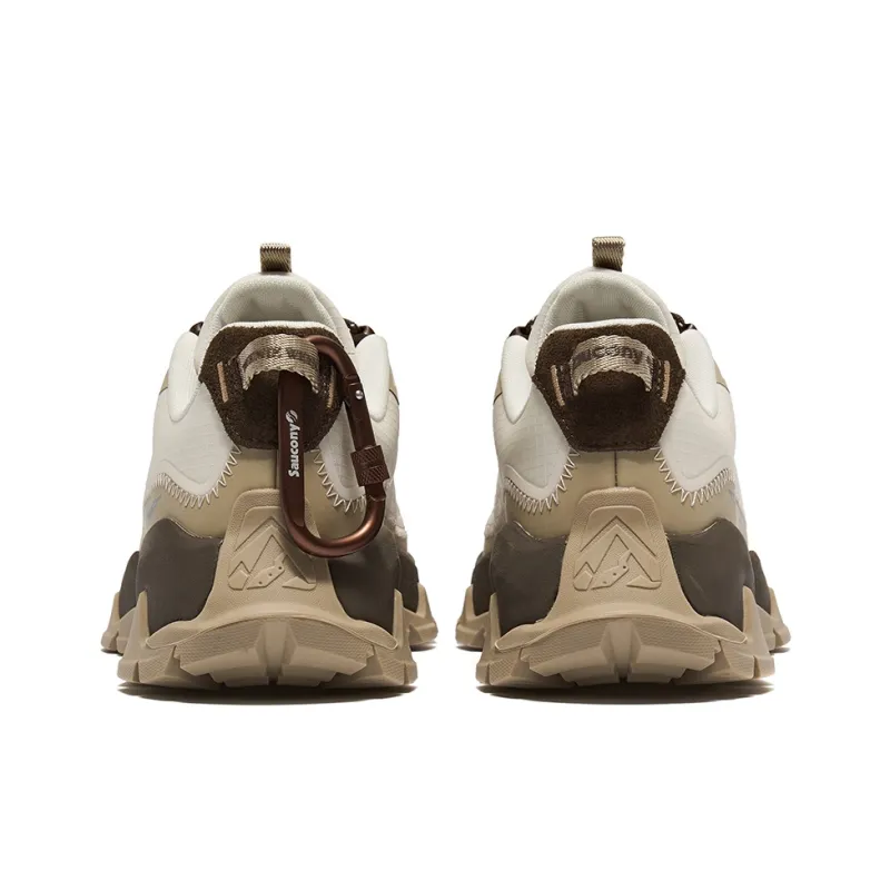 Saucony Canyon Low Top Running Shoes Unisex Beige Khaki-3