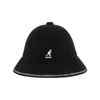 KANGOL Acrylic Bucket Hats Unisex Black