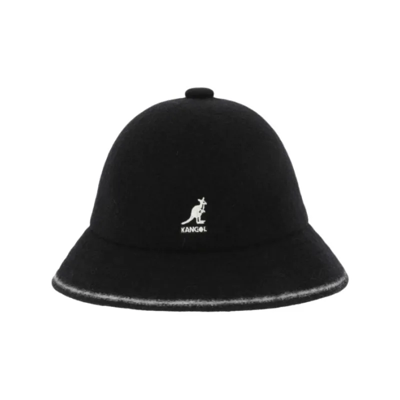 KANGOL Acrylic Bucket Hats Unisex Black-0