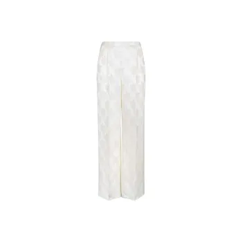 FENDI SS25 Pajama Pants Women's White