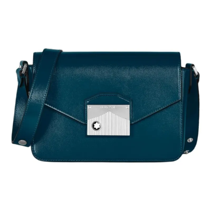 MONTBLANC Meisterstuck Grain Cow Leather Messenger Bag Shoulder Bag Men's Mediterranean Blue-0