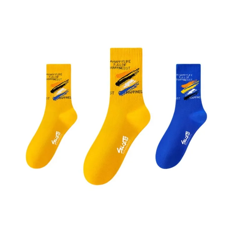 Cotton Gene Mid Calf Socks Men's 3 Pack-12