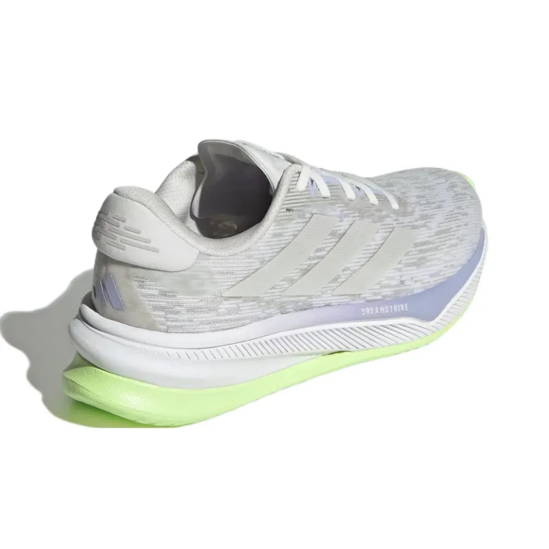 Adidas Supernova Slip Resistant Breathable Low Top Running Shoes Women's Silver-3