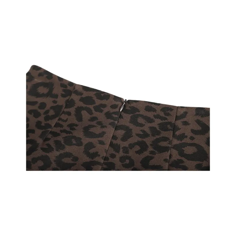 CHARM PICK Casual Short Skirts Women's Coffee-3