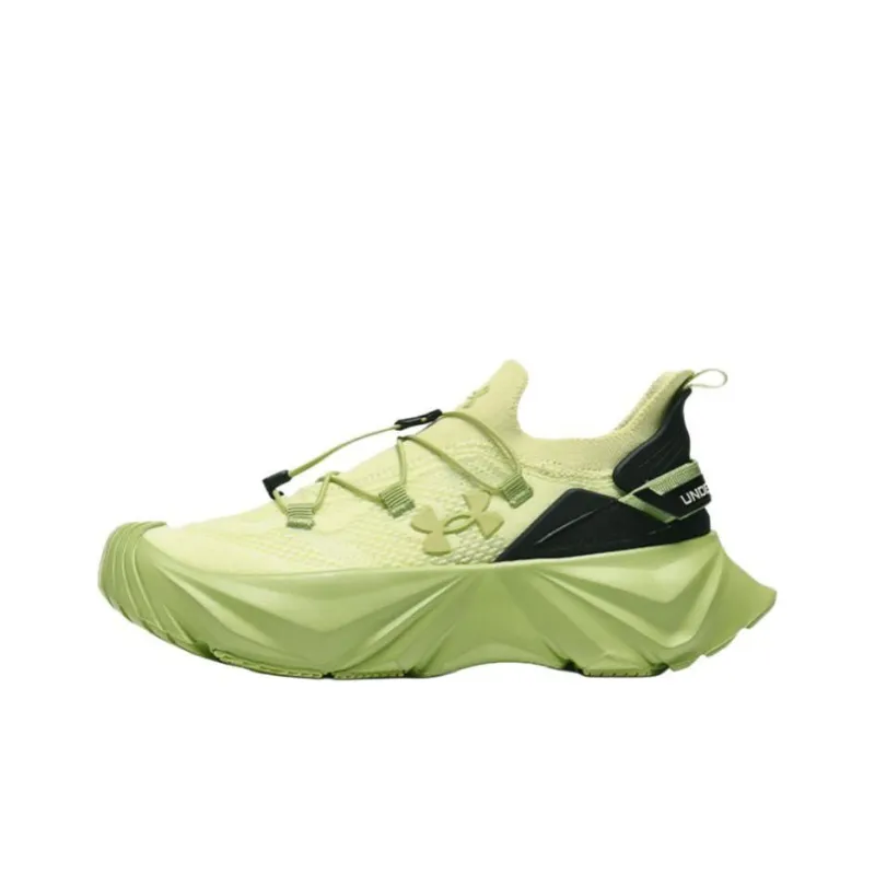 Under Armour Outdoor Anti Slip Wear Resistant Low Top Hiking Shoes Unisex Green-0