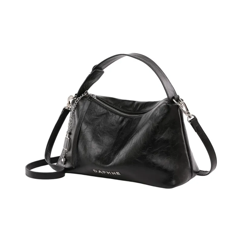 DAPHNE PU Handbag Regular Women's Black/Green-1