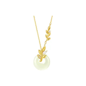 Lang Wind S925 Silver Necklaces Women's