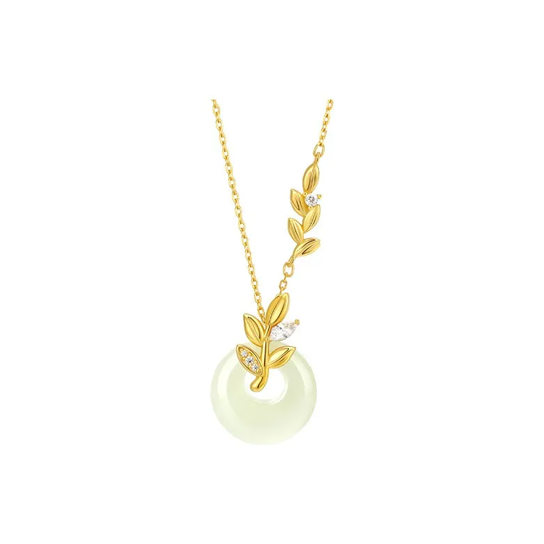 Lang Wind S925 Silver Necklaces Women's-0