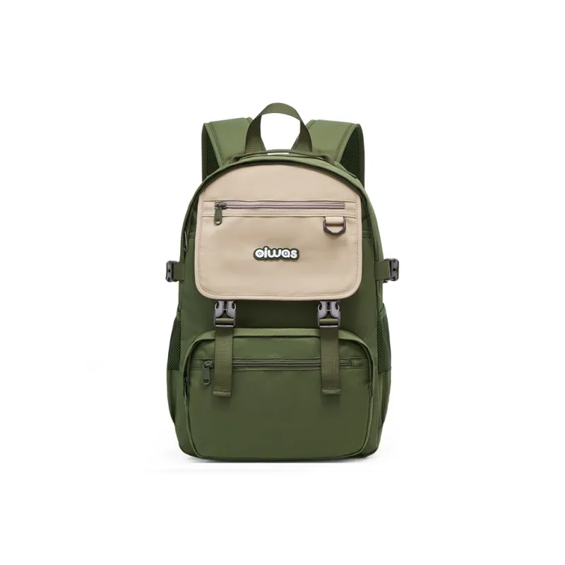 OIWAS Fabric Backpack Regular Unisex Multicolor-25